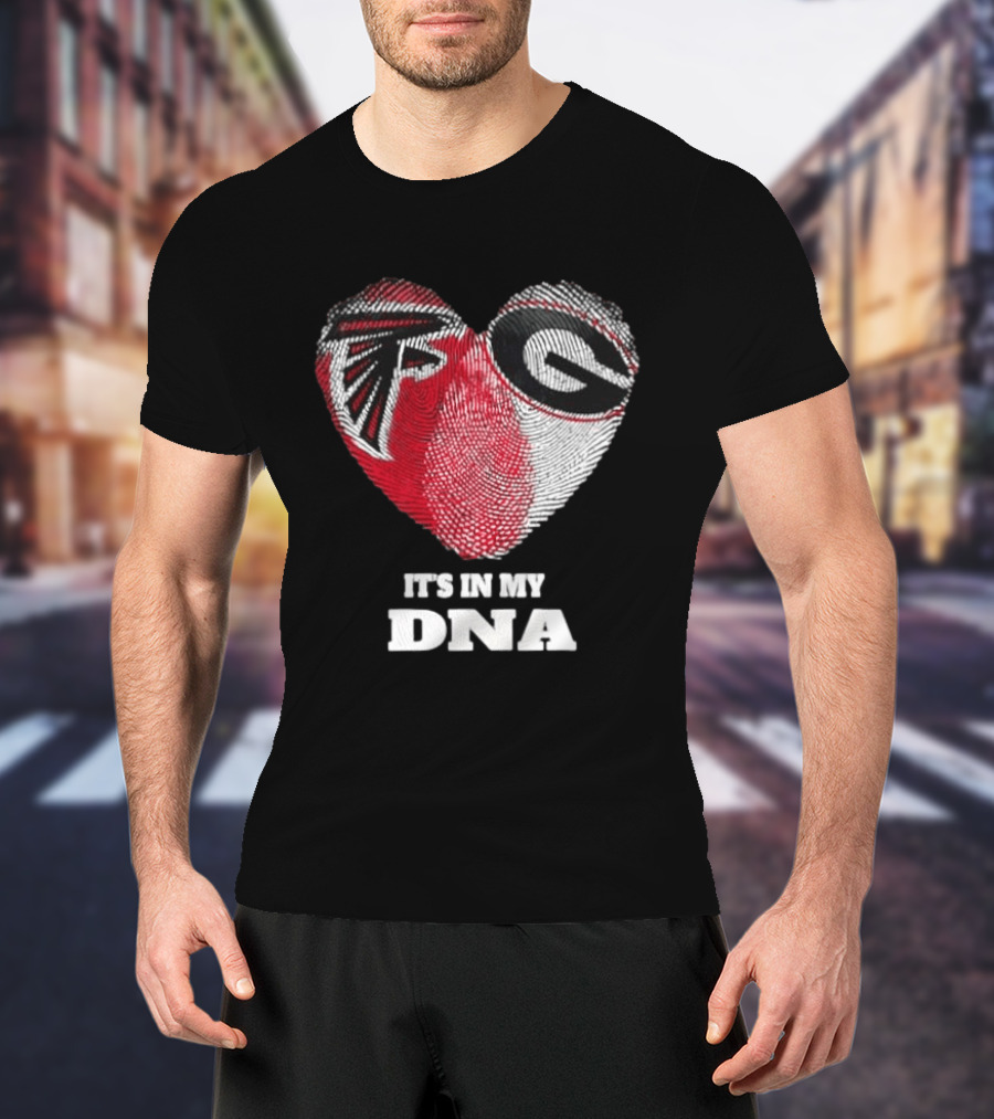 Atlanta Falcons Georgia Bulldogs It's In My DNA T-Shirt