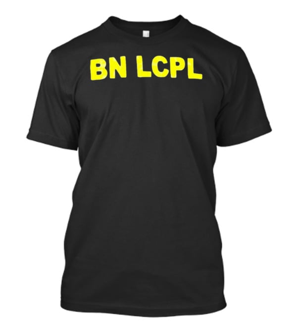 BN LCPL Bold Yellow Block Letters T-Shirt