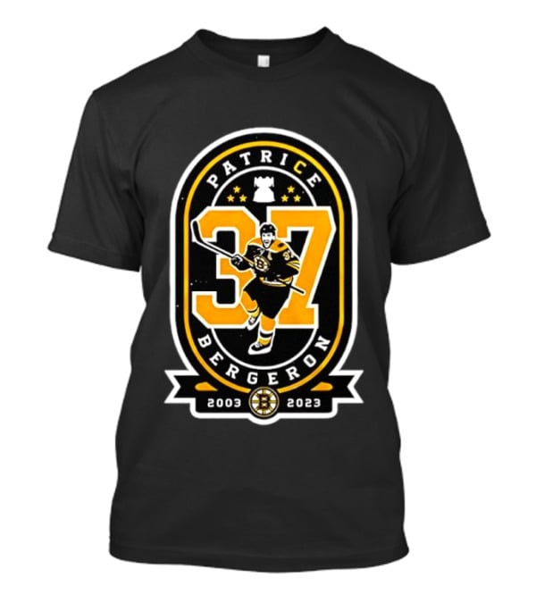 Patrice Bergeron 37 Boston Bruins 2003 2023 T-Shirt