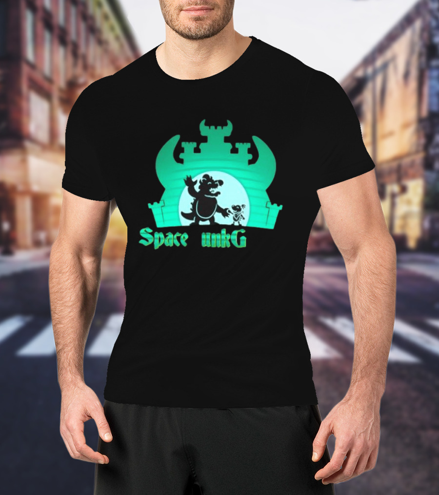 Bowser And Bowser Jr Super Mario Space Junk Galaxy Castle T-Shirt