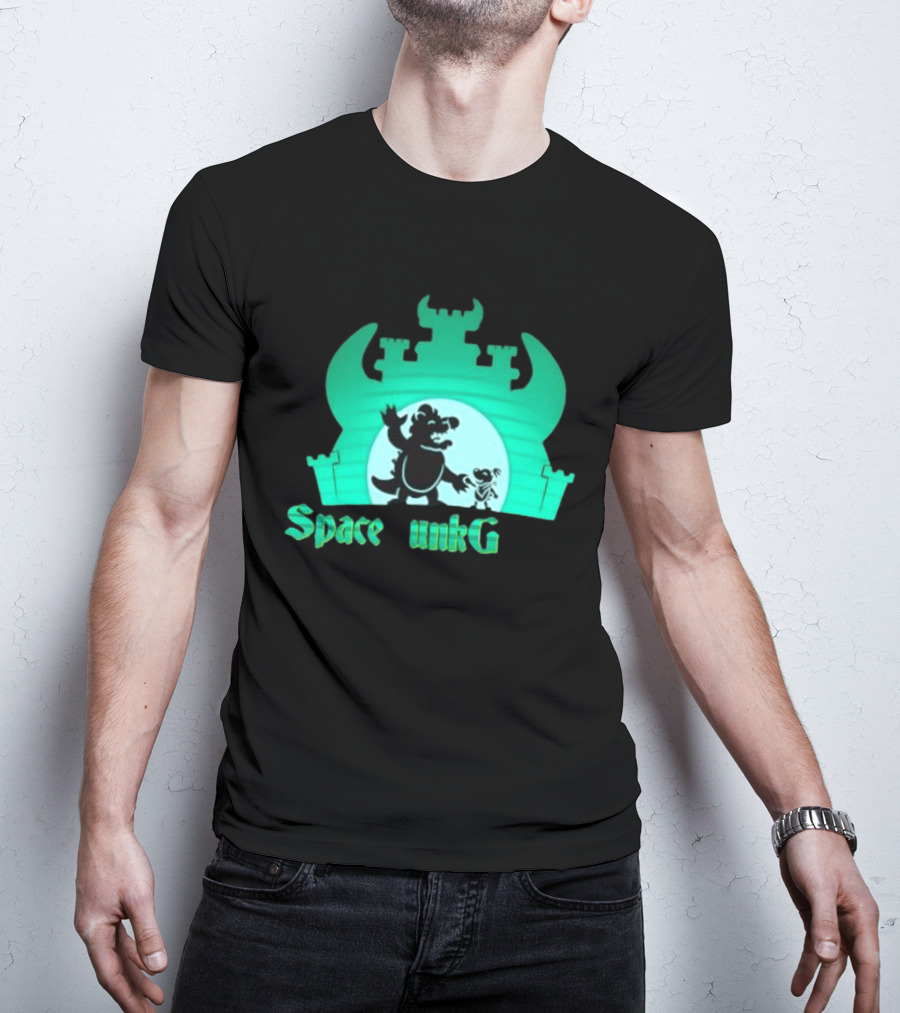 Bowser And Bowser Jr Super Mario Space Junk Galaxy Castle T-Shirt