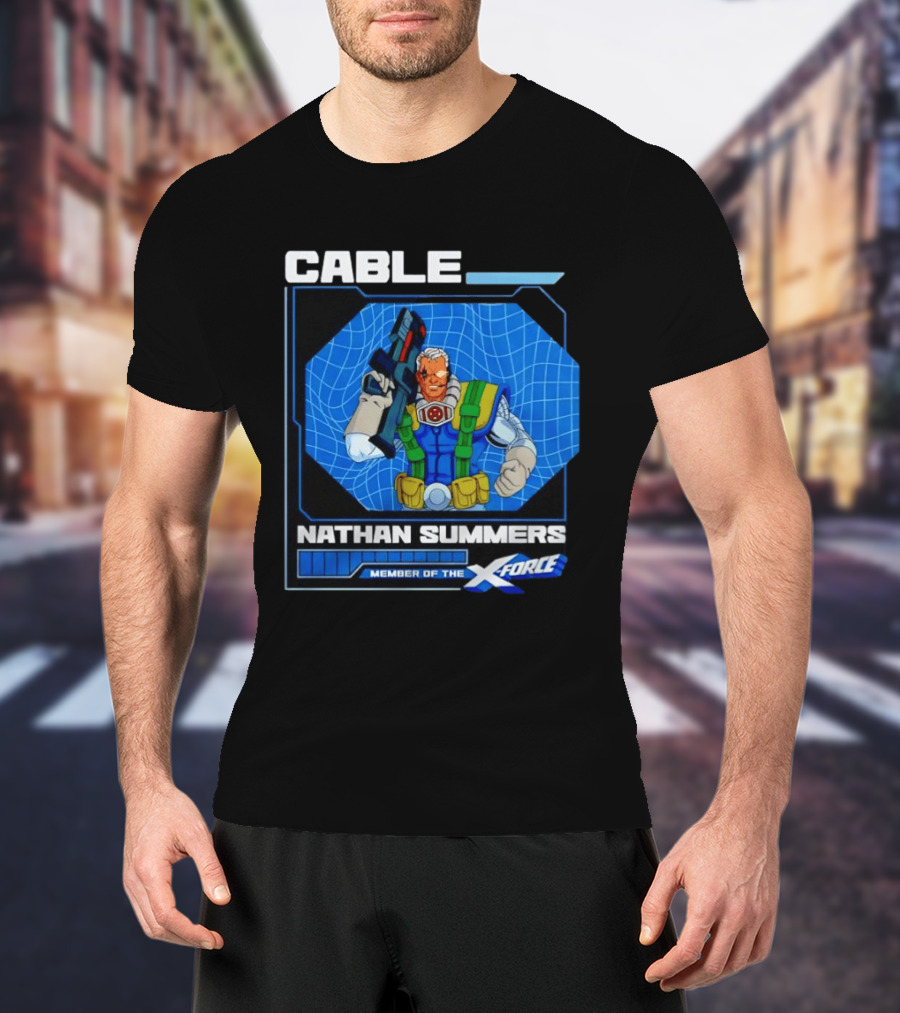 Cable Nathan Summers Member Of The X Force Marvel Comics T-Shirt