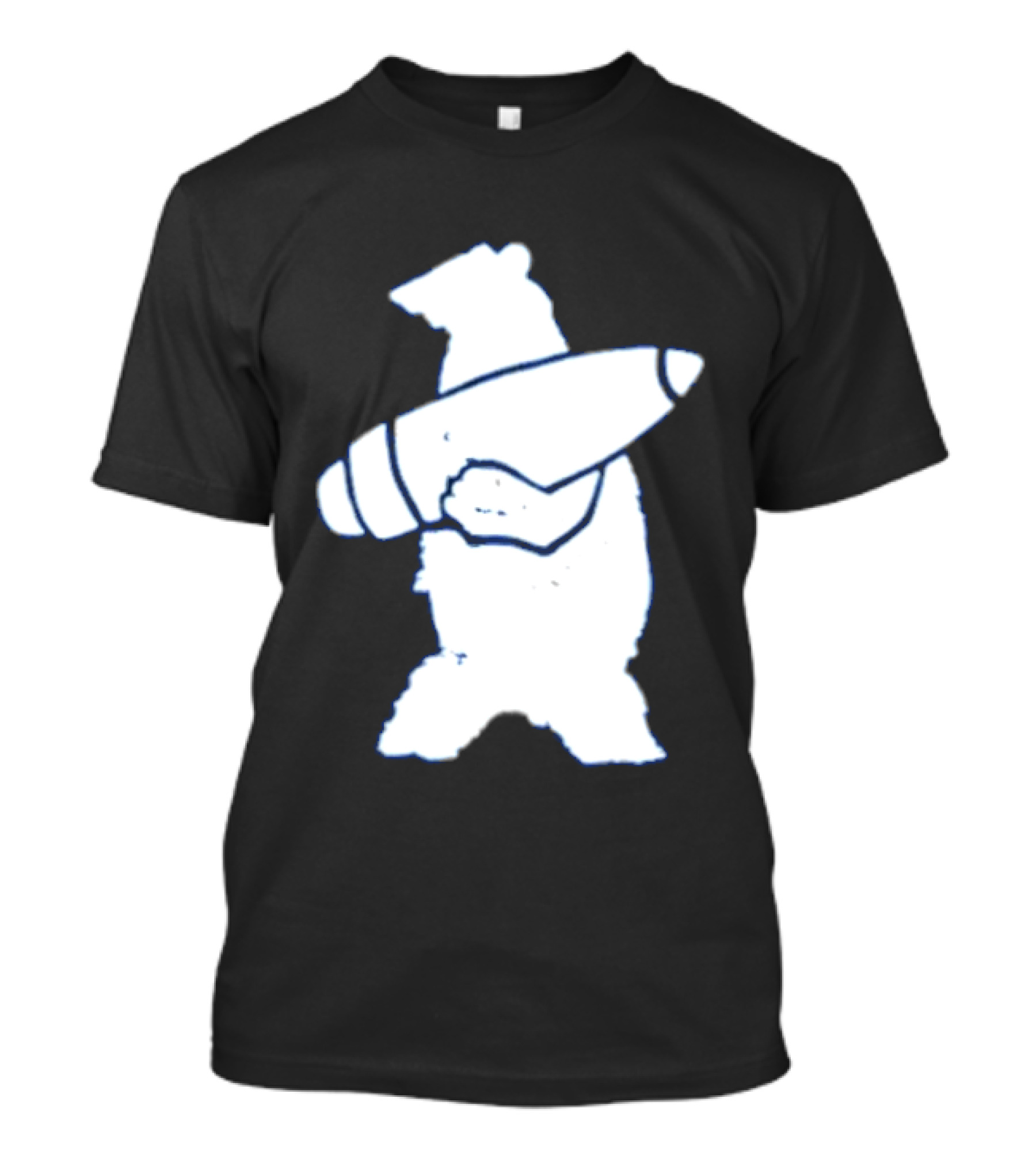 California Republic Bear Holding Bullet Munitions Military Tactical Morale T-Shirt