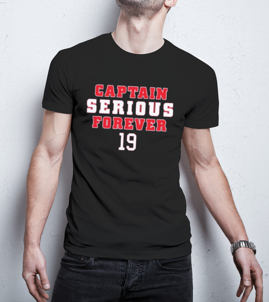 Captain Serious Forever 19 Sports T-Shirt