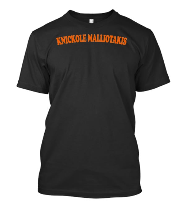 Knickole Malliotakis Bold Orange Vintage Arch T-Shirt