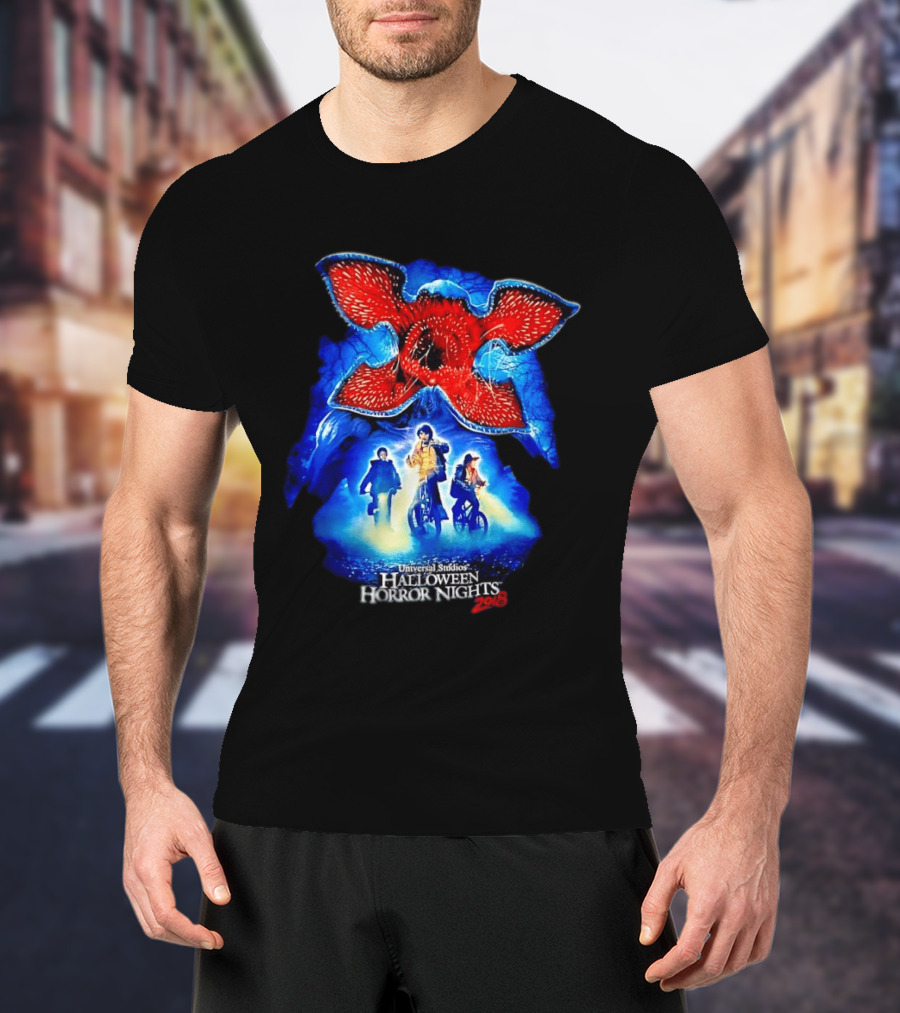 Demogorgon Stranger Things Universal Studios Halloween Horror Nights 2018 T-Shirt