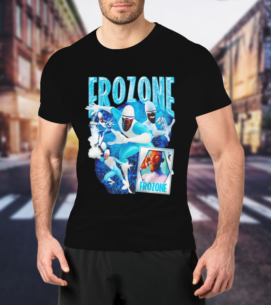 Frozone The Incredibles Disney Movie T-Shirt
