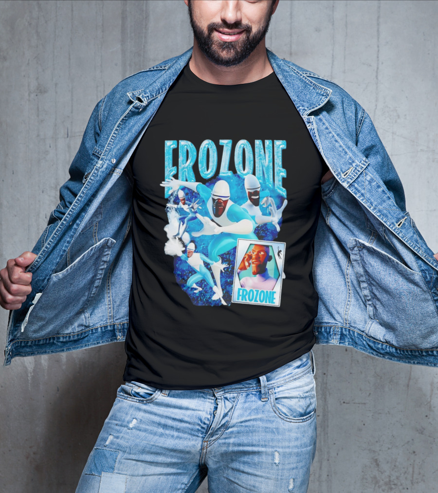 Frozone The Incredibles Disney Movie T-Shirt