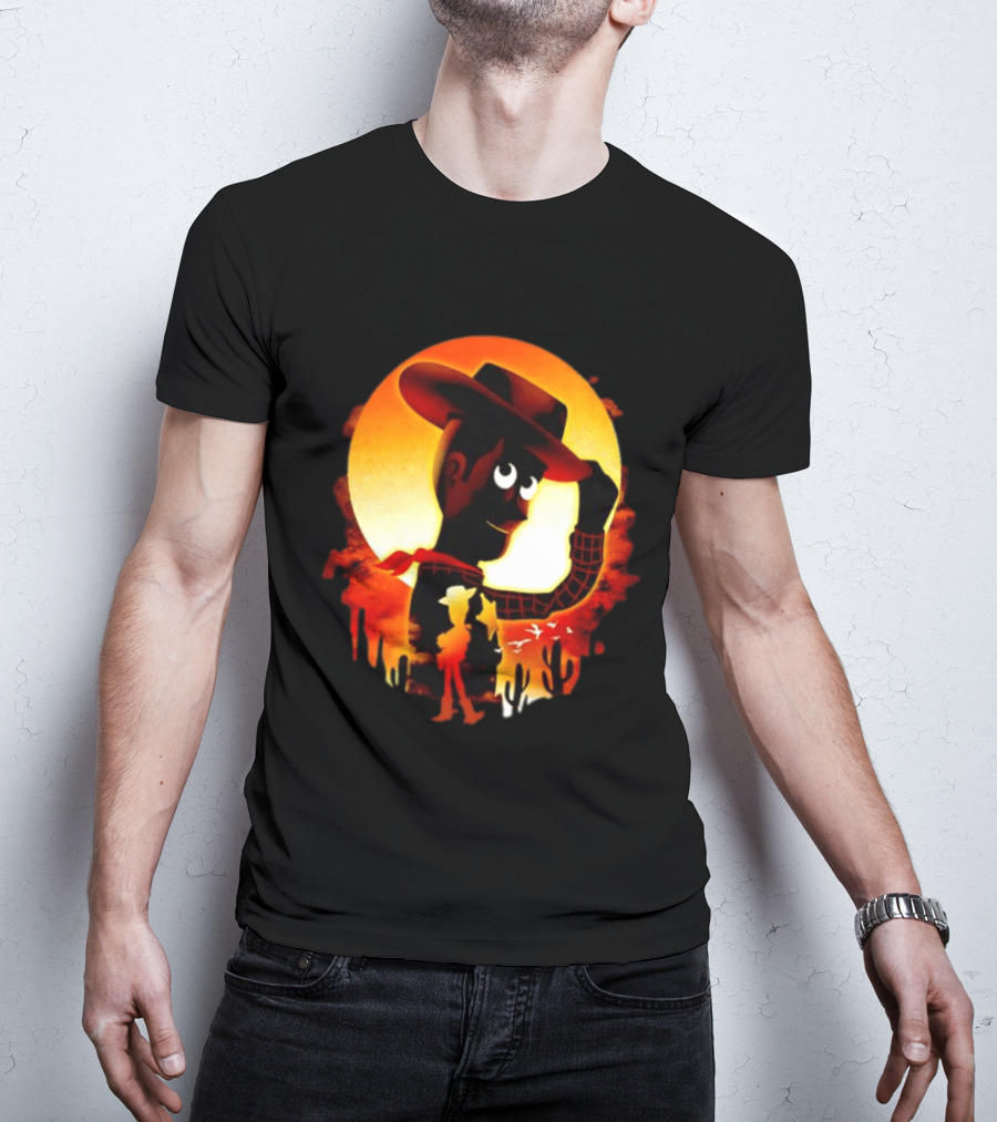 Sheriff Woody Pixar Toy Story Sunset Cowboy T-Shirt
