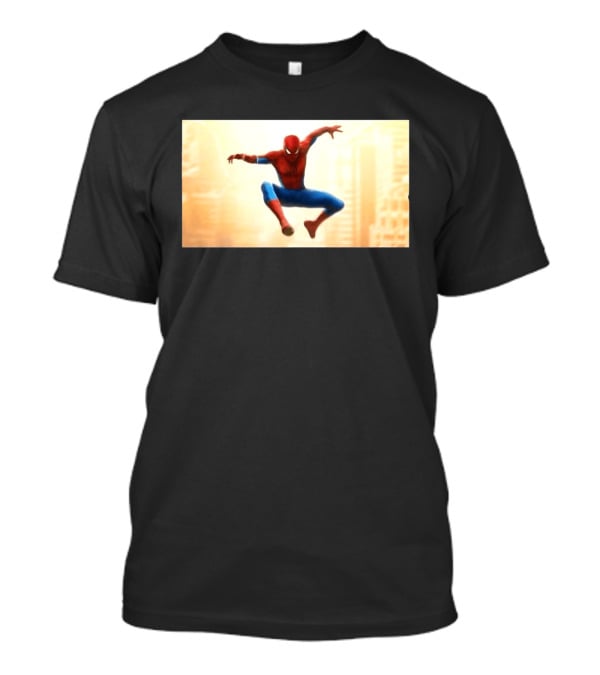 Spider Man Brand New Day July 2026 Jumping Action Pose Classic Suit T-Shirt