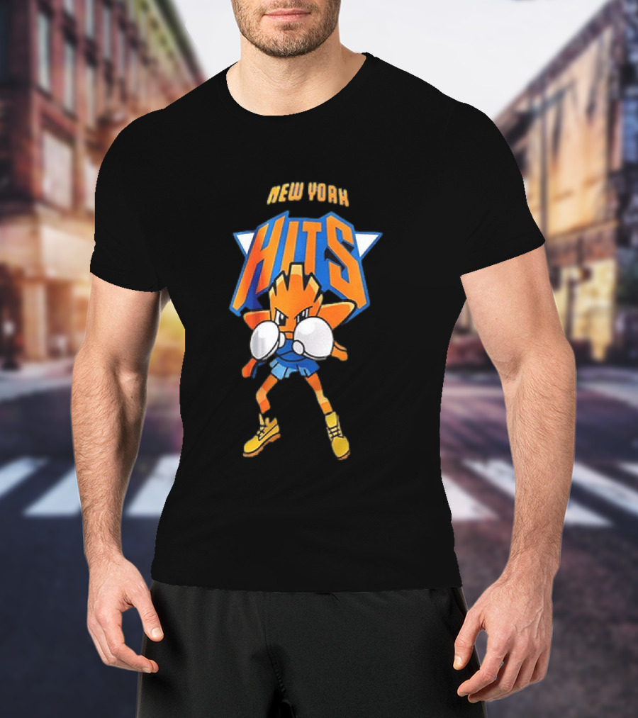 New York Hits Hitmonchan Pokémon Basketball Champions 2026 T-Shirt