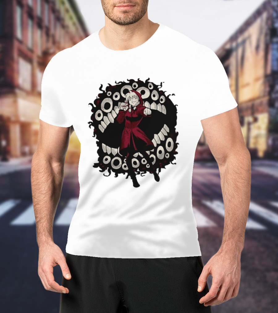 Umineko When They Cry Beatrice With Dark Creature Horror T-Shirt