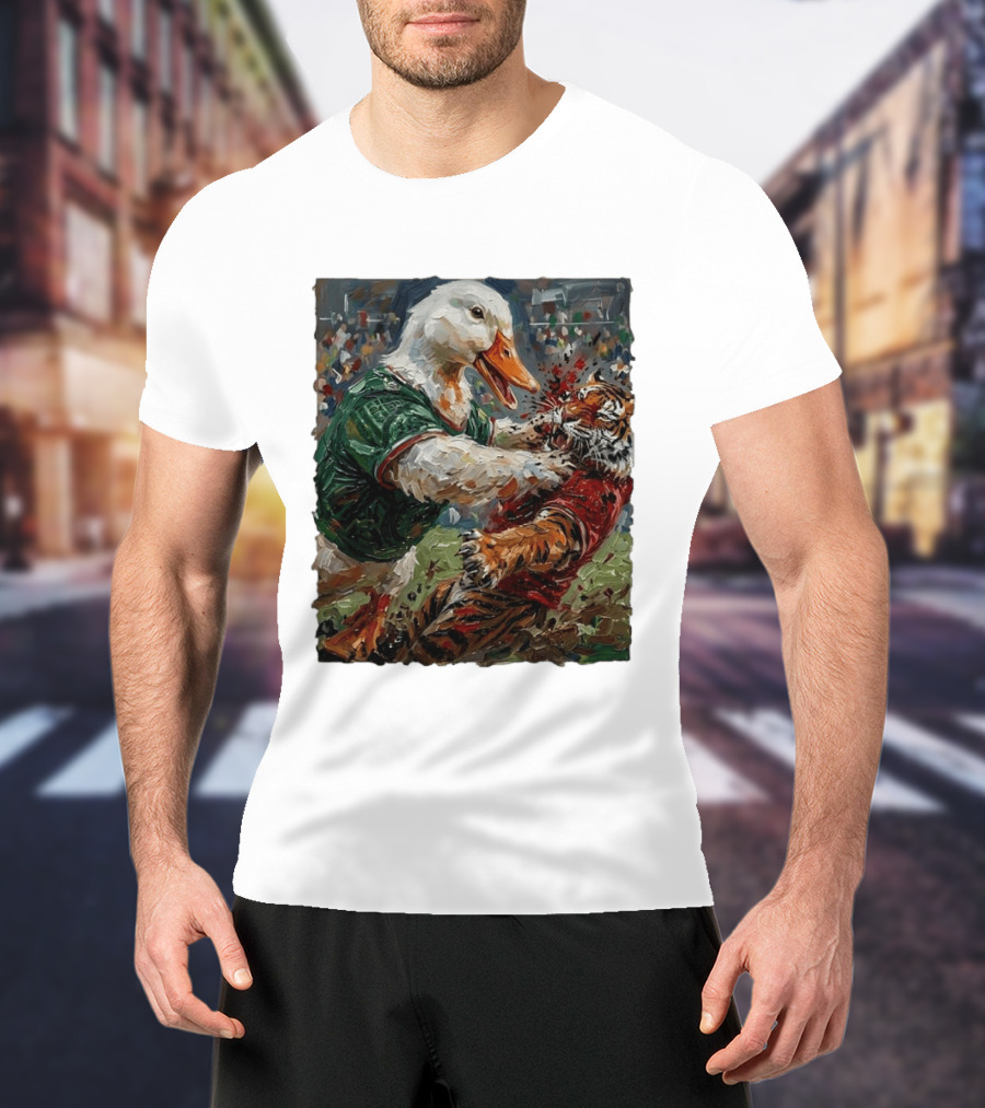 Oregon Ducks Auburn Tigers Football Rivalry Clash T-Shirt