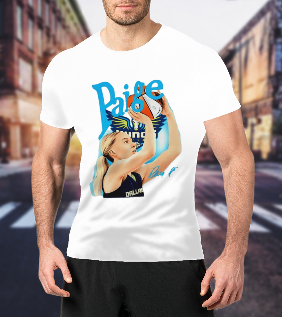 Paige Bueckers Dallas Wings Basketball WNBA Player T-Shirt