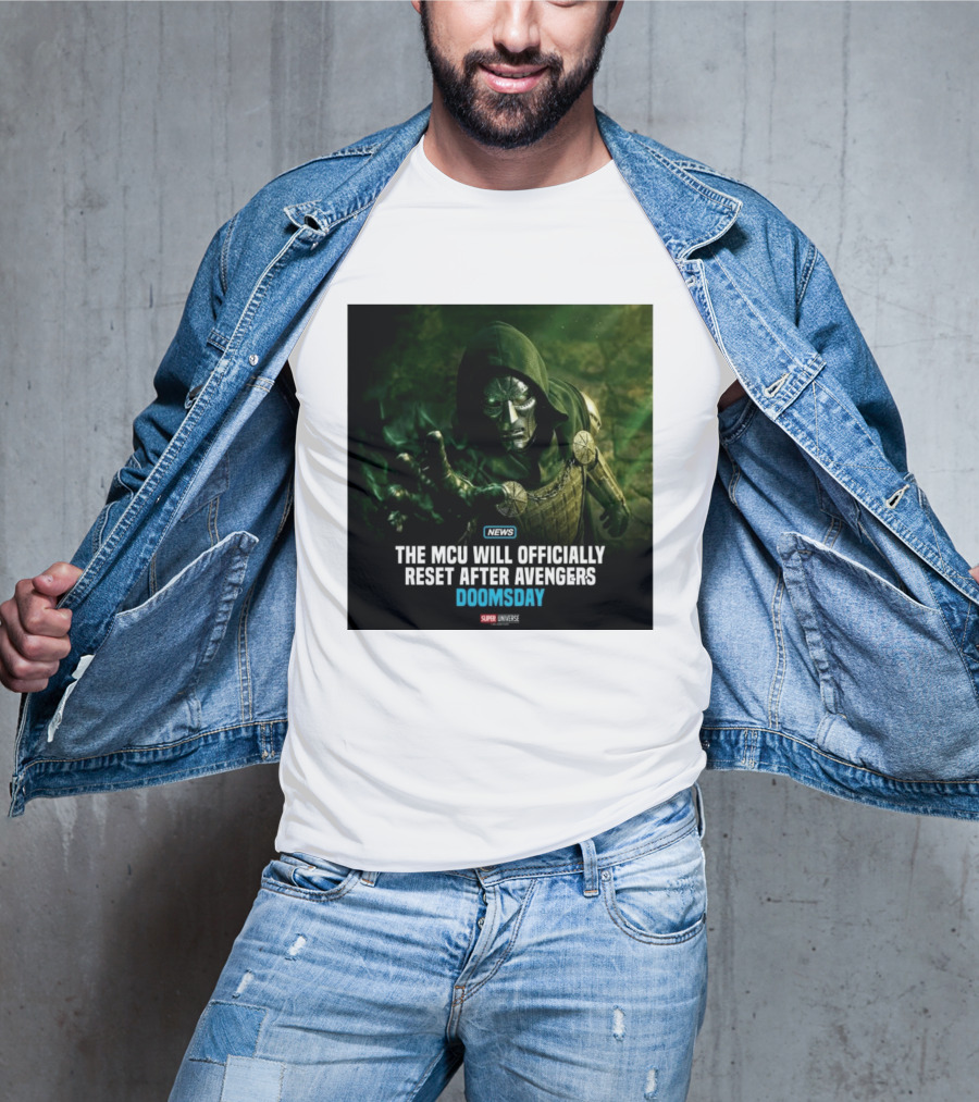 Avengers Doomsday MCU Reset Announcement Super Universe News T-Shirt