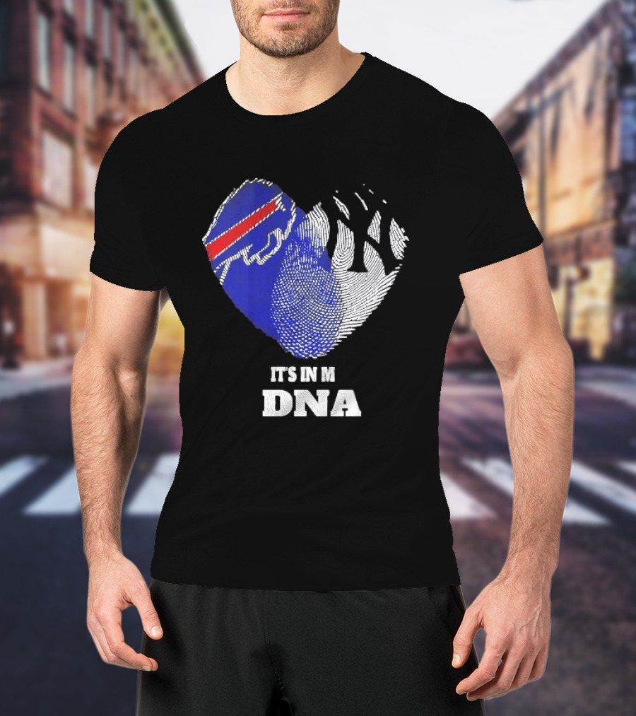 Buffalo Bills New York Yankees It's In My DNA Sports Fan T-Shirt
