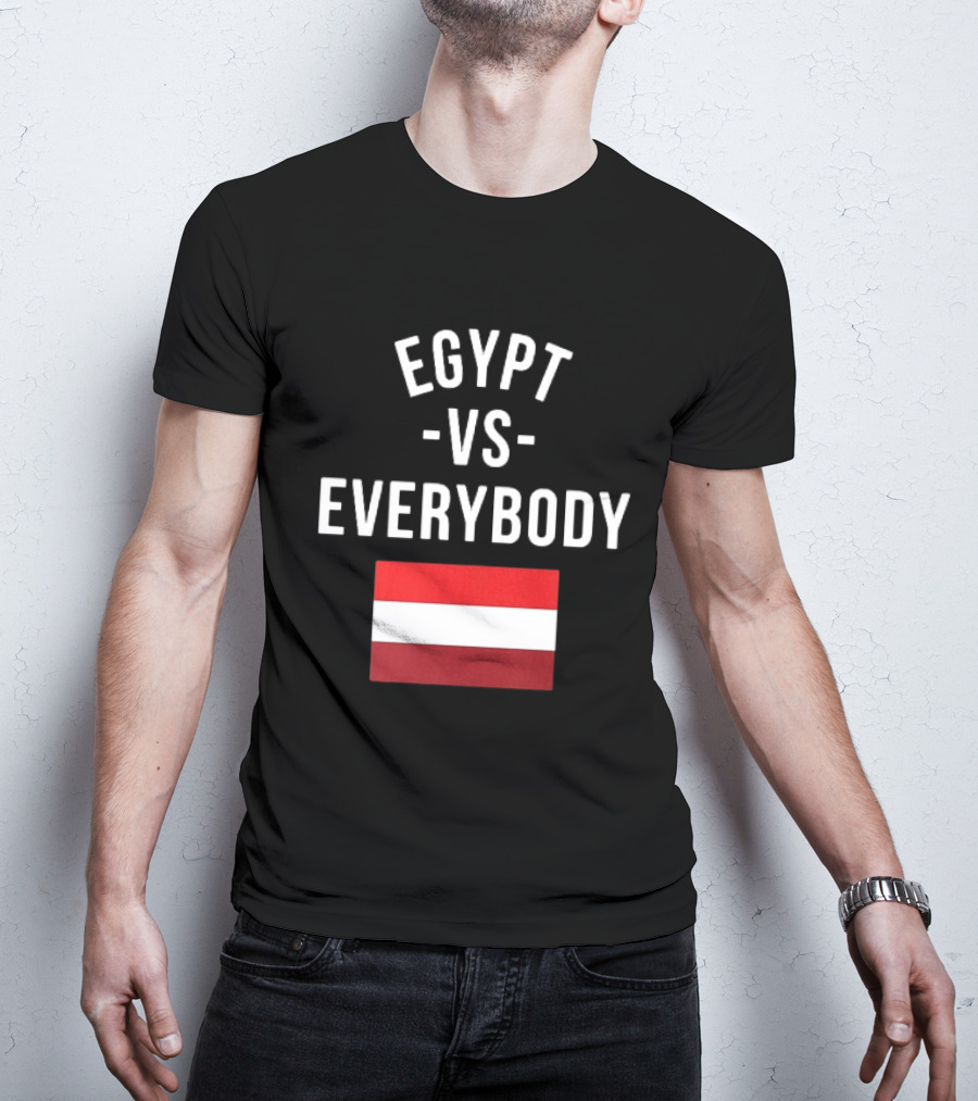 Egypt Vs Everybody Egyptian Pride Flag T-Shirt