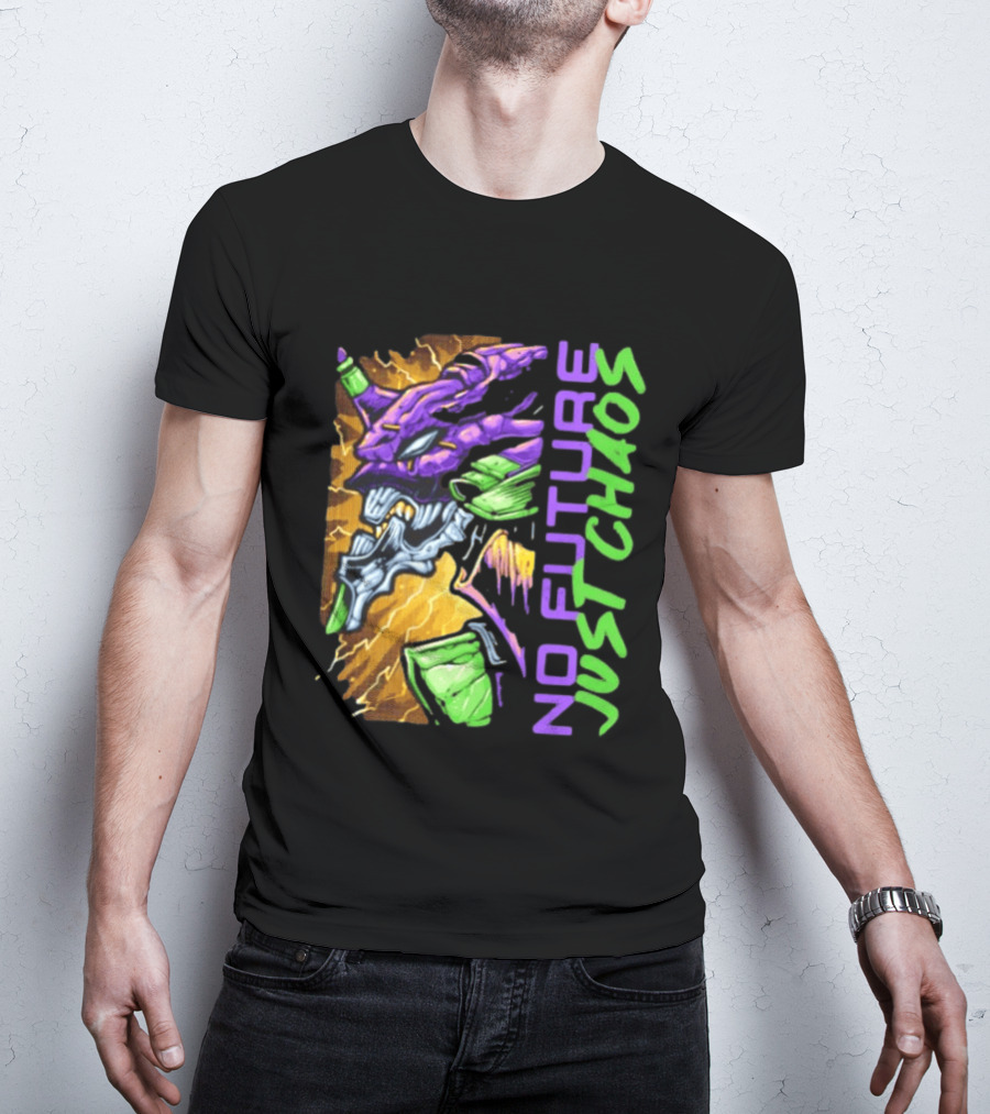 Evangelion Unit 01 No Future Just Chaos Neon Genesis Evangelion T-Shirt