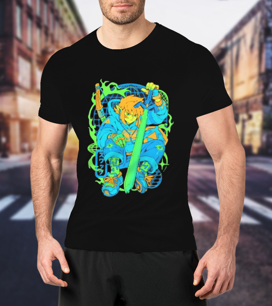 Link Legend Of Zelda Hylian Hero Swag Master Sword Streetwear Men's T-Shirt