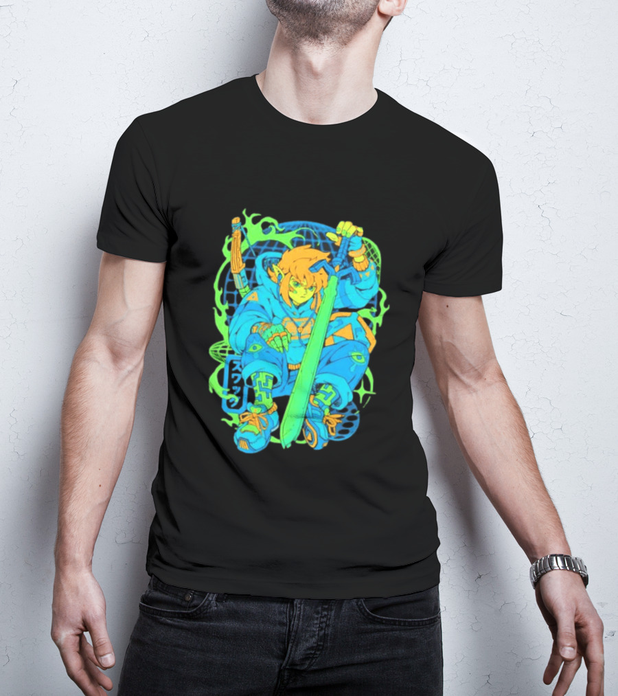 Link Legend Of Zelda Hylian Hero Swag Master Sword Streetwear Men's T-Shirt