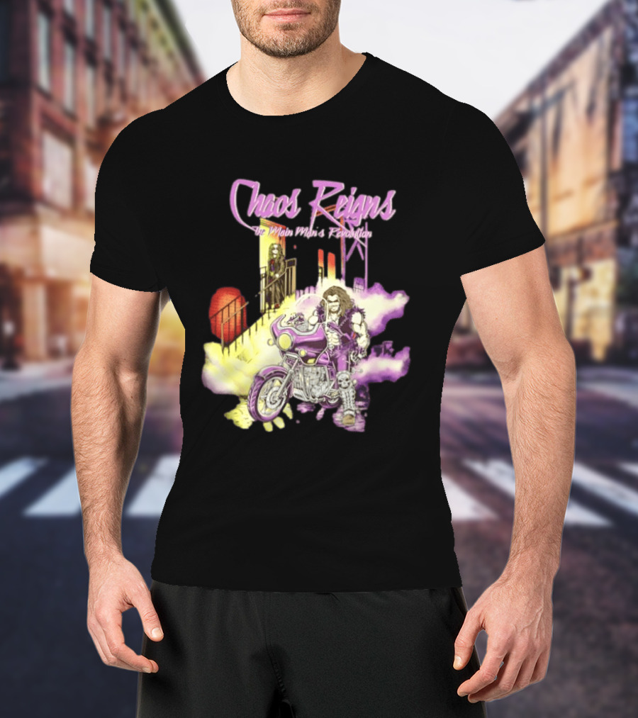 Chaos Reigns Lobo DC Comics Main Man's Revolution Motorcycle Rider T-Shirt