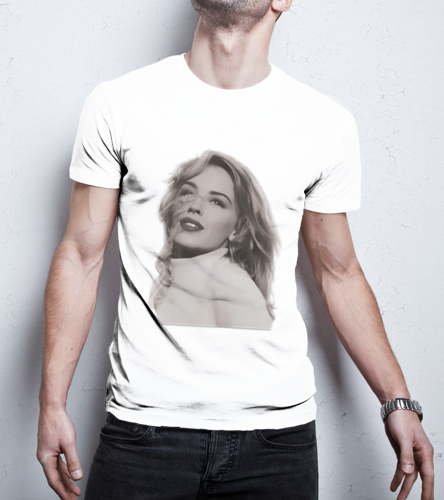 Kylie Minogue Iconic Music Star Portrait Vintage Aesthetic T-Shirt