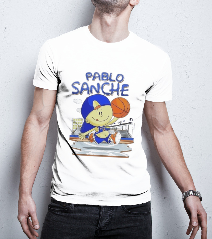 Pablo Sanchez Secret Weapon New York Basketball Court Playground Kid T-Shirt