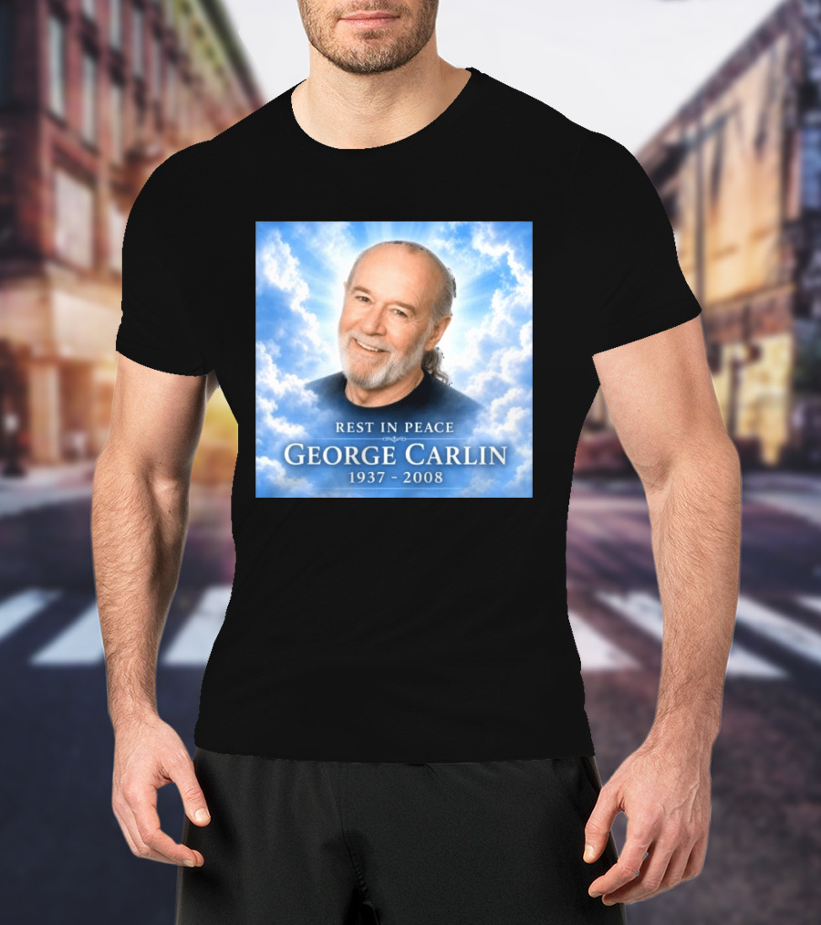 Rest In Peace George Carlin 1937 2008 Memorial T-Shirt