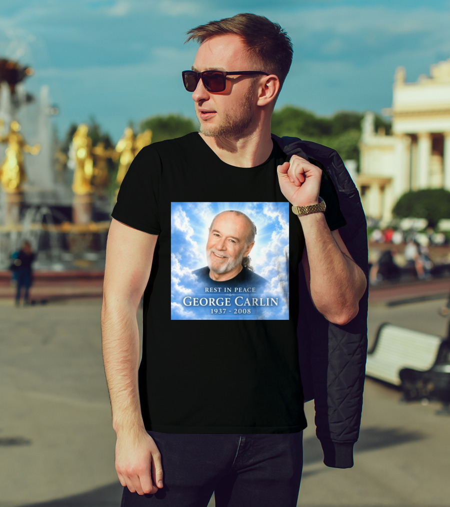 Rest In Peace George Carlin 1937 2008 Memorial T-Shirt