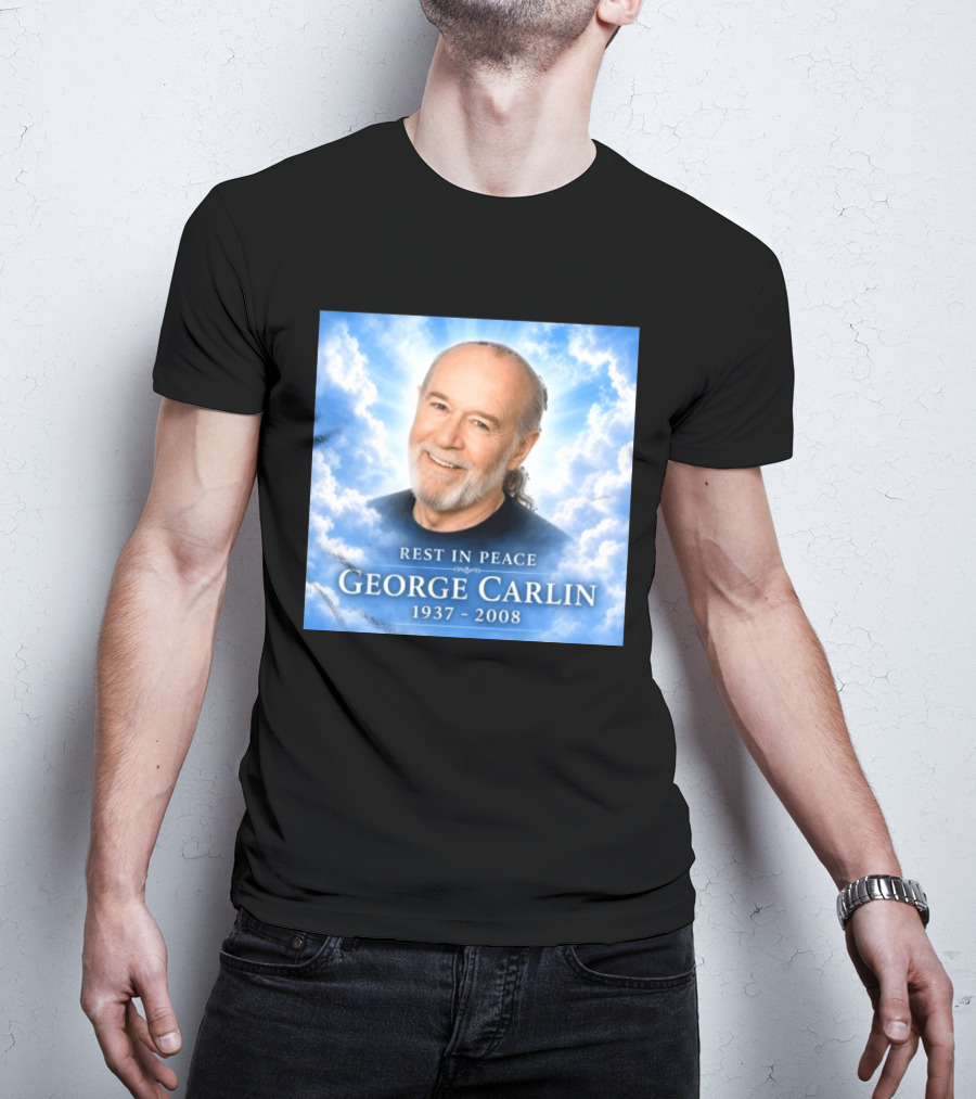 Rest In Peace George Carlin 1937 2008 Memorial T-Shirt