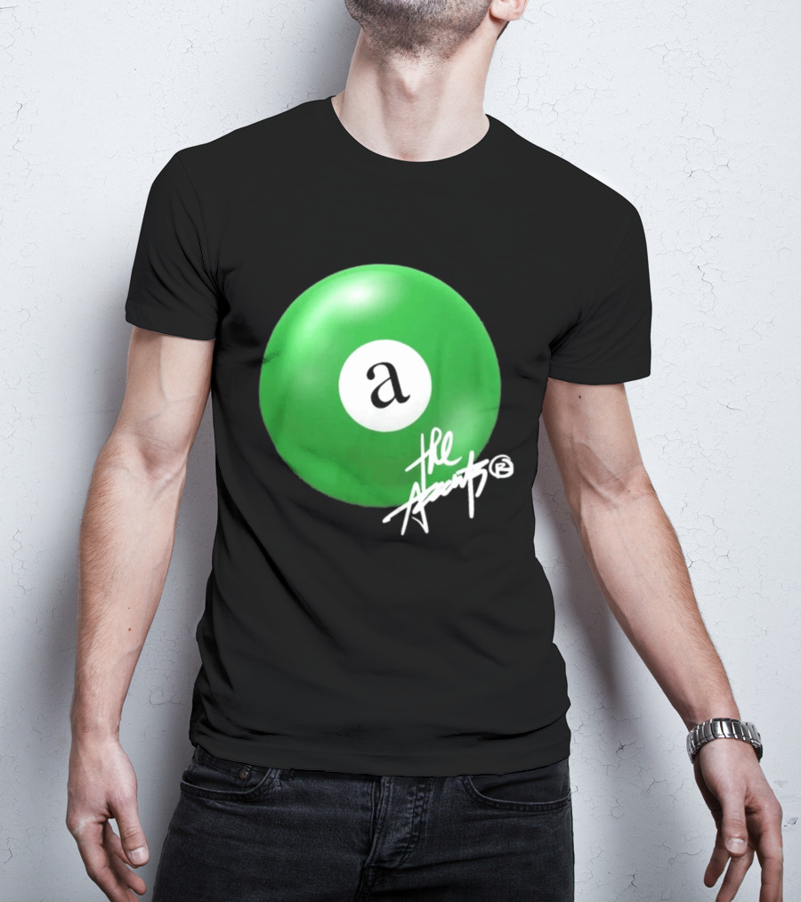 The Accents Collection Green Pool Ball Icon With Signature T-Shirt