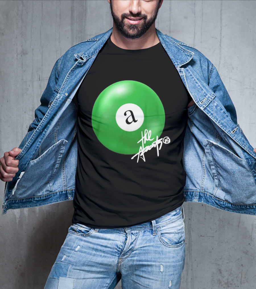 The Accents Collection Green Pool Ball Icon With Signature T-Shirt