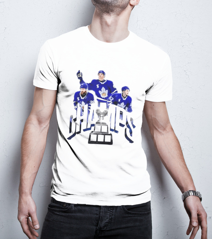 Toronto Marlies Champions Dakota Mermis Easton Cowan Landon Sim 2026 Calder Cup T-Shirt