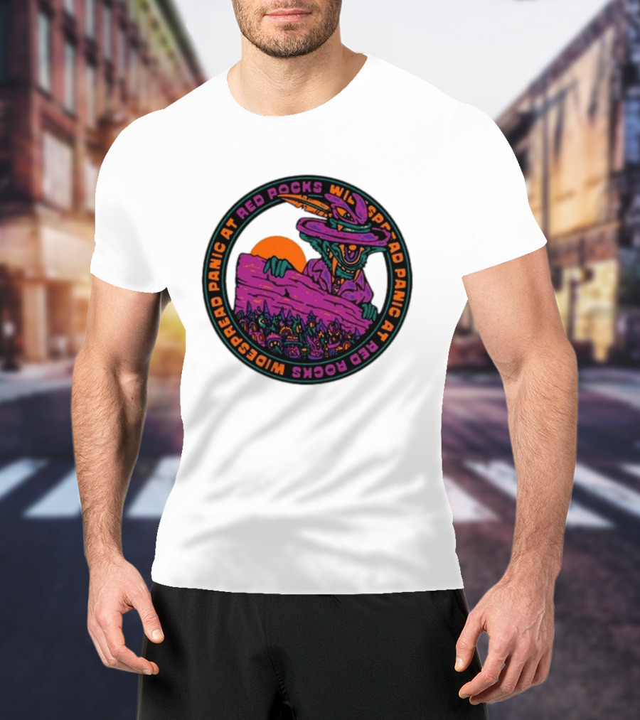 Widespread Panic At Red Rocks June 26 28 2026 Event Psychedelic Goblin T-Shirt