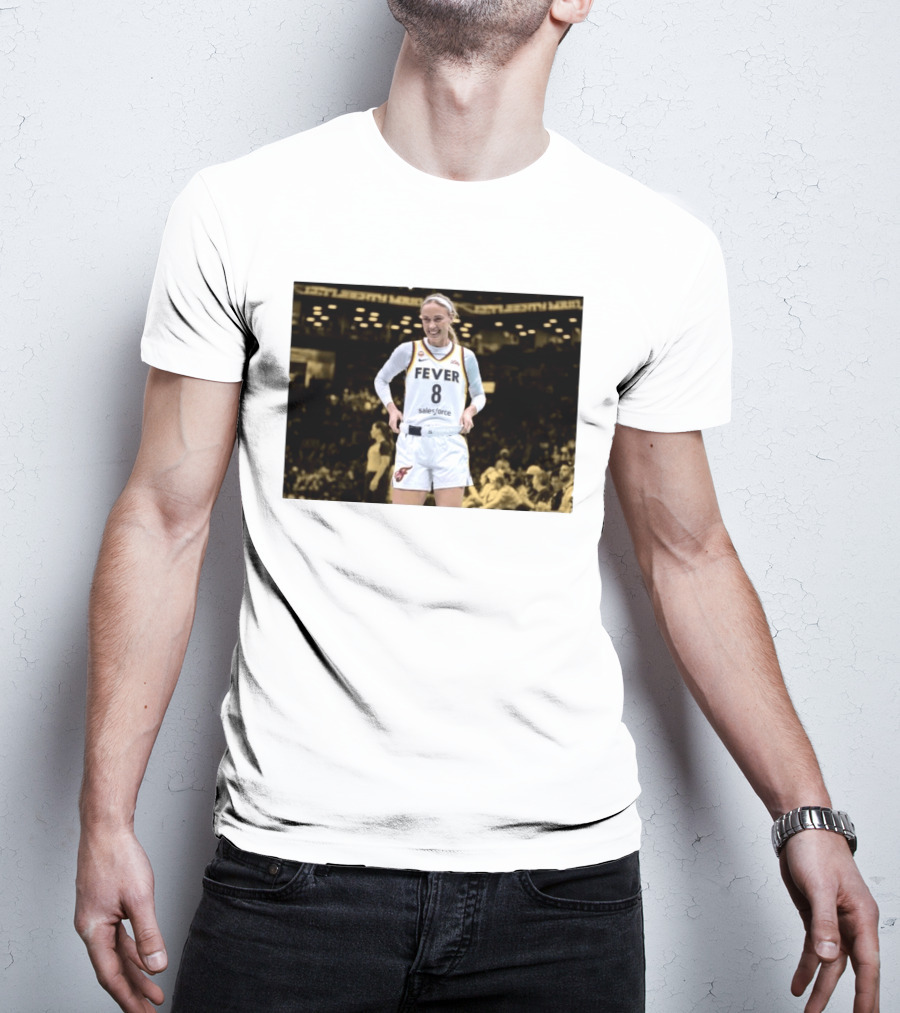 Indiana Fever Basketball Sophie's Favorite Knicks Player NBA Title Pursuit T-Shirt