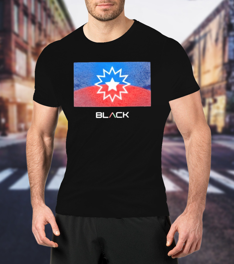 Actively Black Juneteenth Star Flag Celebration T-Shirt