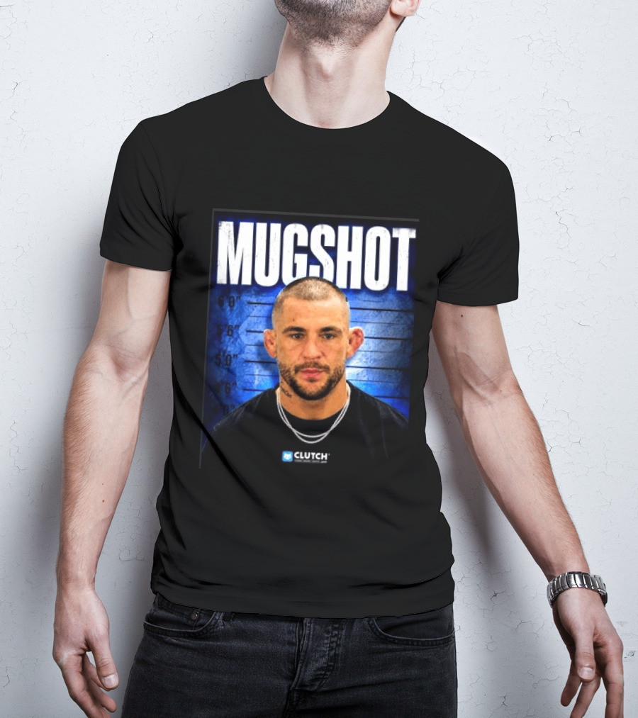 Dustin Poirier Pressure Makes Diamonds Shot Clutch Blue T-Shirt