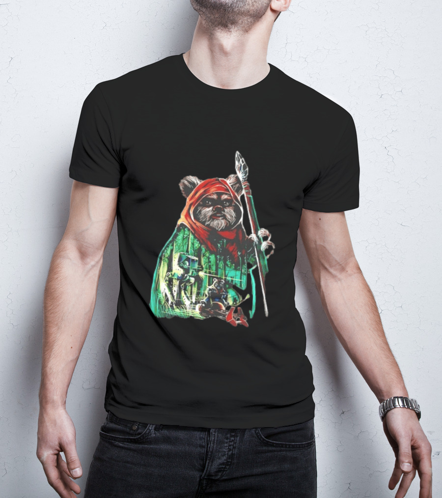 Wicket W Warrick Ewok Endor Defense Return Of The Jedi T-Shirt