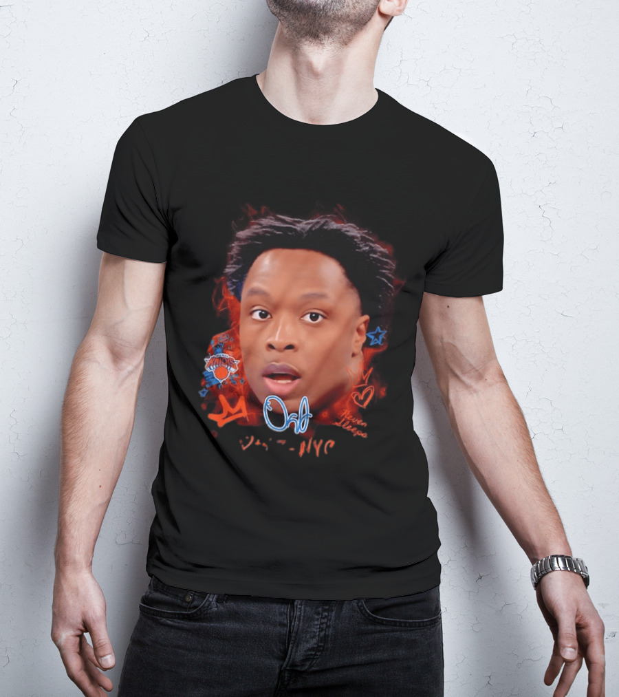 OG Anunoby Knicks Heart Star NYC NBA Never Sleeps T-Shirt