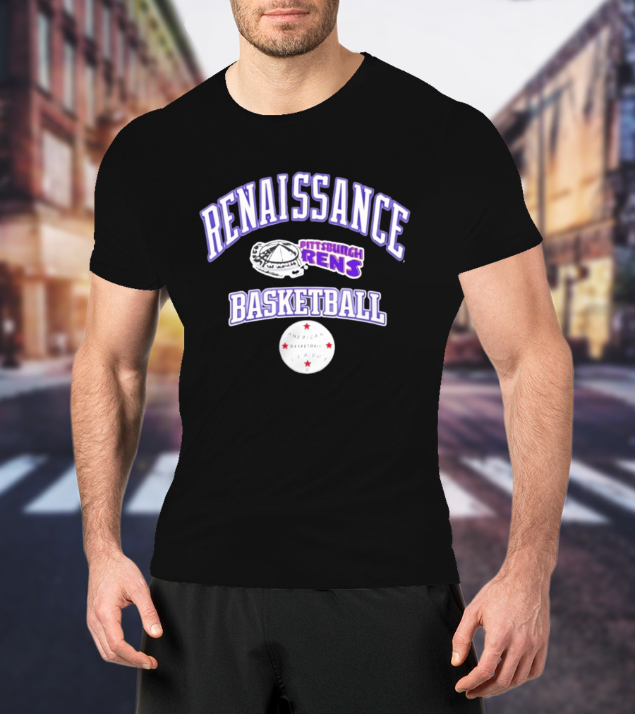 Renaissance Basketball Pittsburgh Rens American Basketball League T-Shirt
