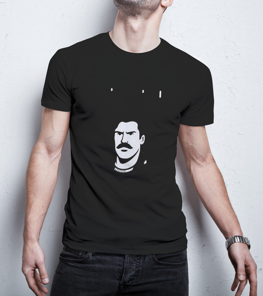THEY RE CHIMPIN OUT Retro Mustache T-Shirt