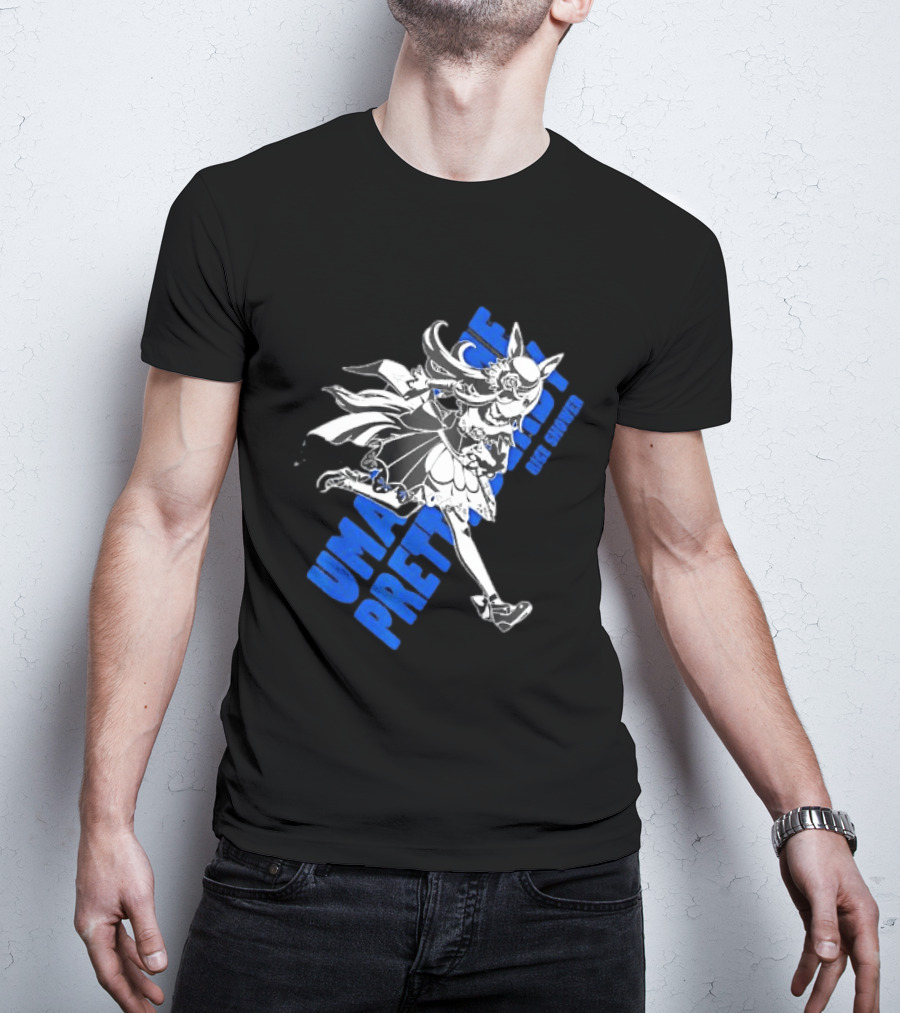 Umamusume Pretty Derby Rice Shower Character Run T-Shirt