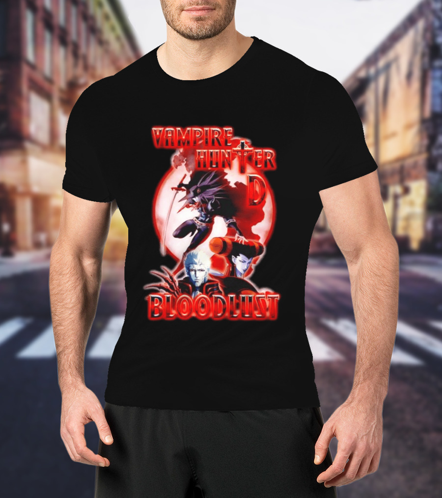 Vampire Hunter D Bloodlust Anime Dark Fantasy Adventure Characters T-Shirt