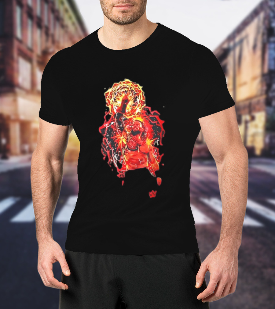 Roman Reigns Tribal Chief Fist Lightning WWE Power T-Shirt