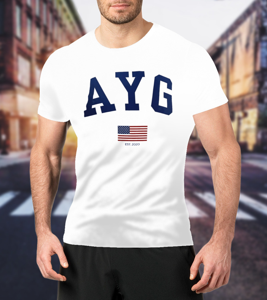 AYG American Flag EST 2020 4th Of July T-Shirt