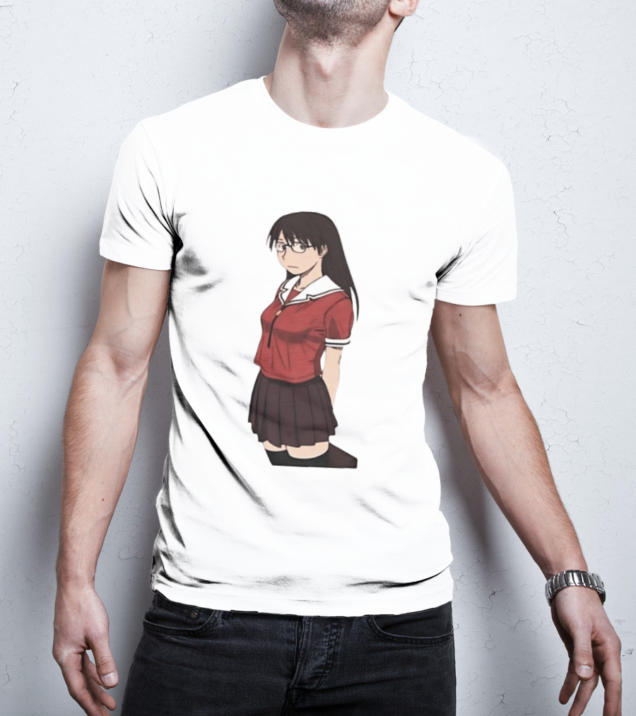 Azumanga Daioh Anime Yomi Character Red Outfit T-Shirt