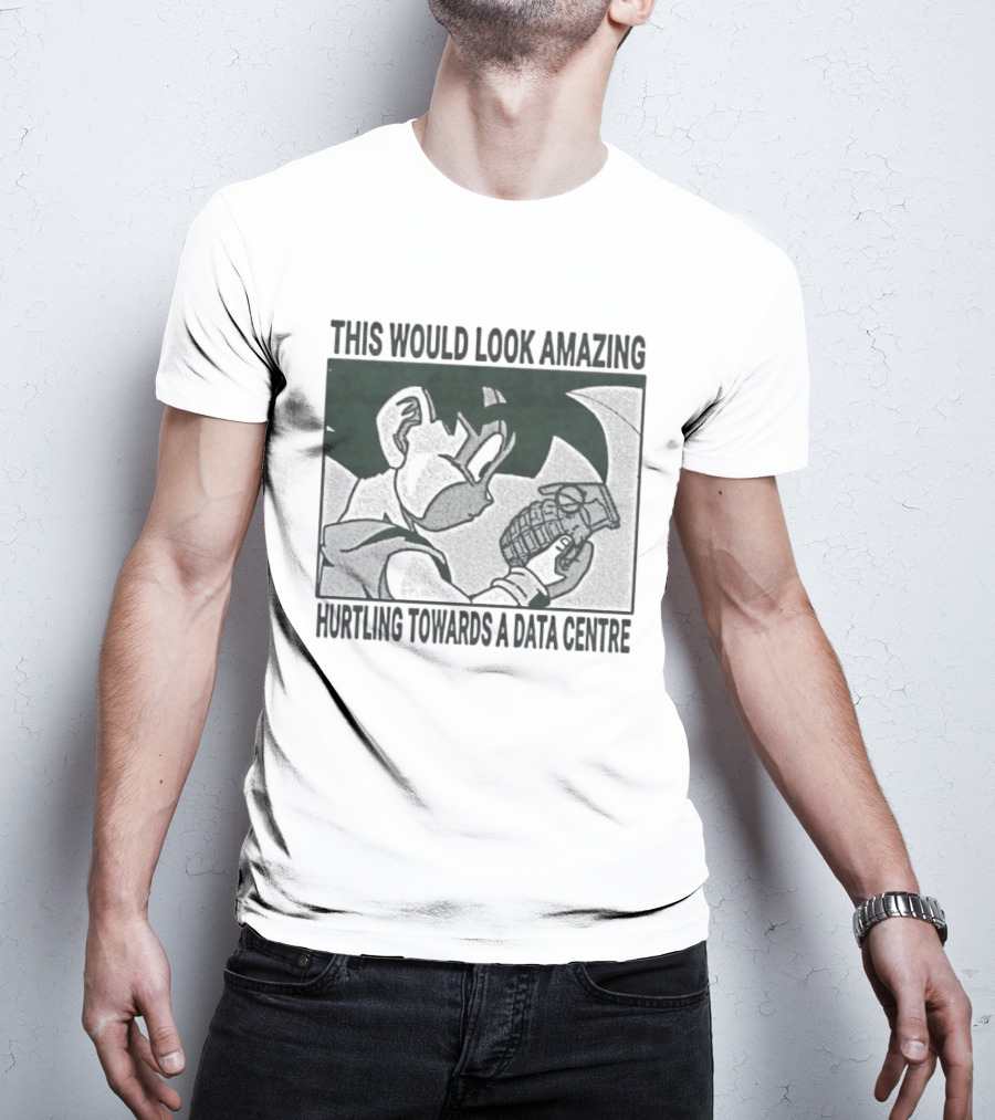 Son Goku Grenade This Would Look Amazing Hurtling Towards A Data Centre T-Shirt