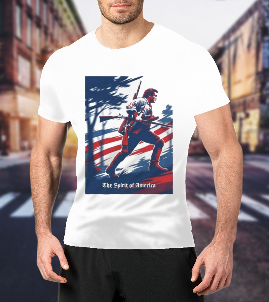 The Spirit Of America Benjamin Martin The Patriot Revolutionary T-Shirt