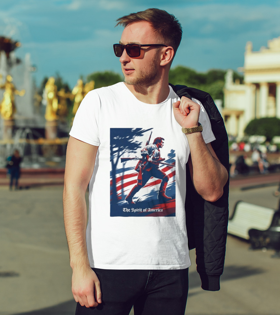 The Spirit Of America Benjamin Martin The Patriot Revolutionary T-Shirt