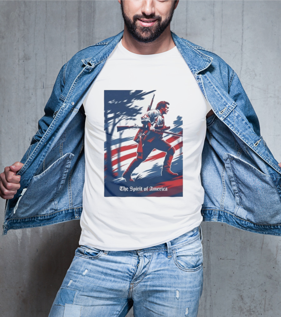 The Spirit Of America Benjamin Martin The Patriot Revolutionary T-Shirt